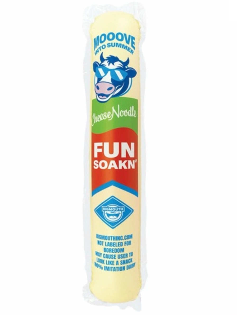 NWT Bigmouth String Cheese Inflatable Pool Noodle Float Summer Beach Fun 🧀